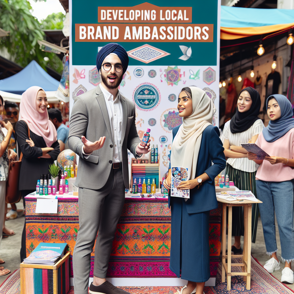 Developing local brand ambassadors
