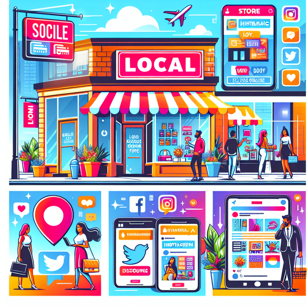 Using social media for local business visibility Using social media for local business visibility