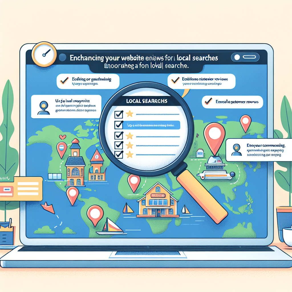 How to enhance your website for local searches How to enhance your website for local searches
